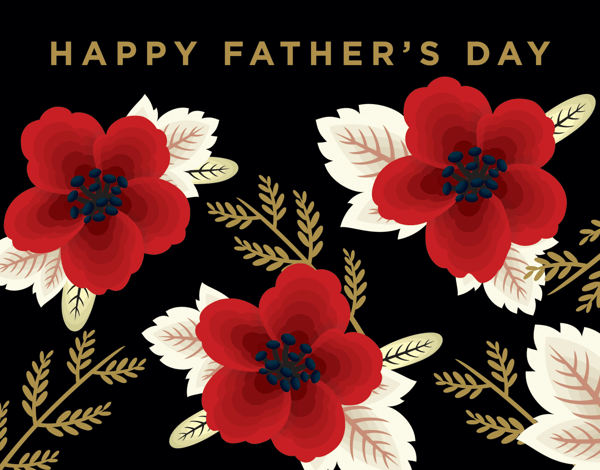 Timeless Wildflowers Father's Day Card