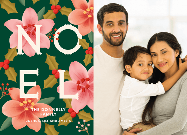 floral-noel-holiday-photo-card