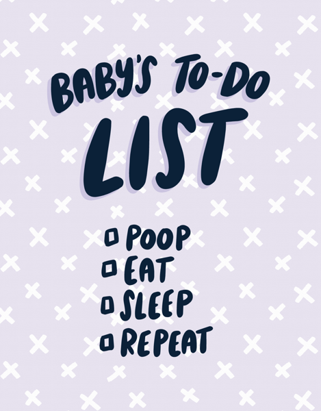 Baby's To-Do List