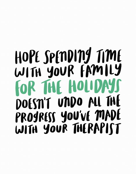 Therapist Holiday