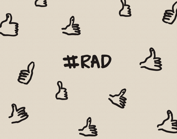 Hashtag Rad Congratulations Card