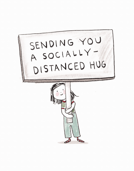 Socially Distanced Hug