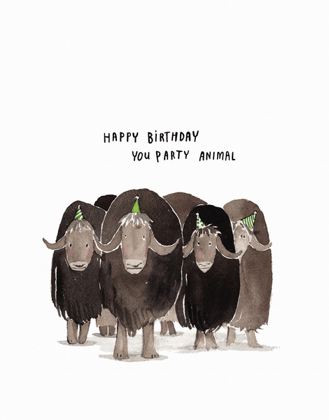 Party Animal Birthday by E. Frances Paper | Postable