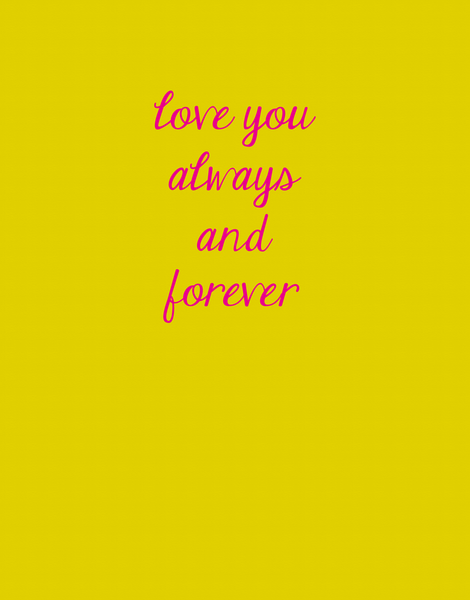 Love Always And Forever