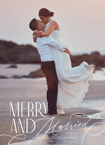 Merry And Married Portrait