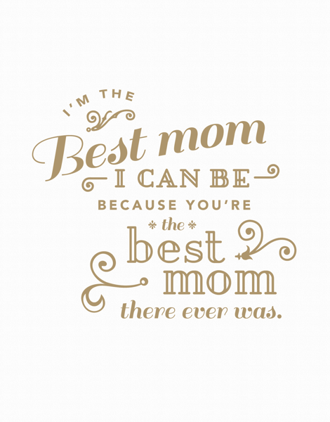 charming Mother's Day Card