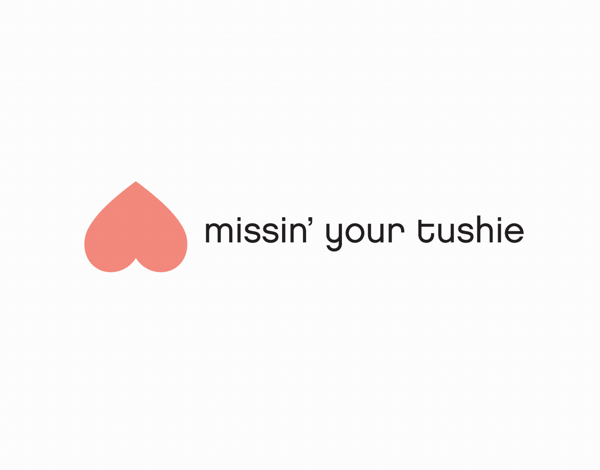 Cute Tushie I Miss You Card