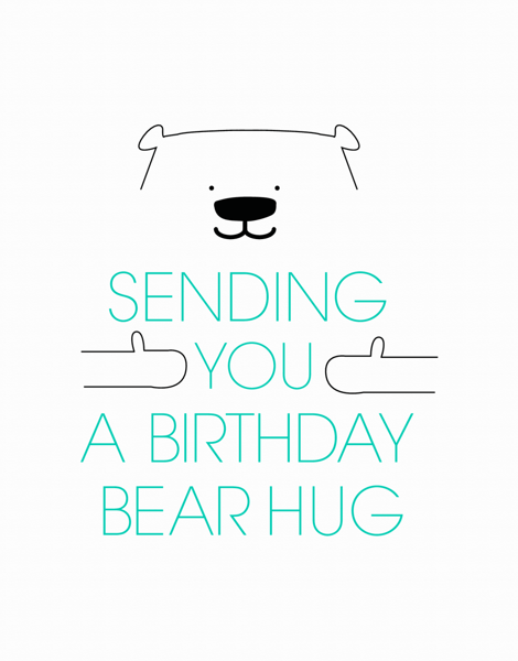 Birthday Bear Hug