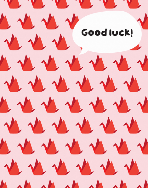 Origami Pattern Good Luck