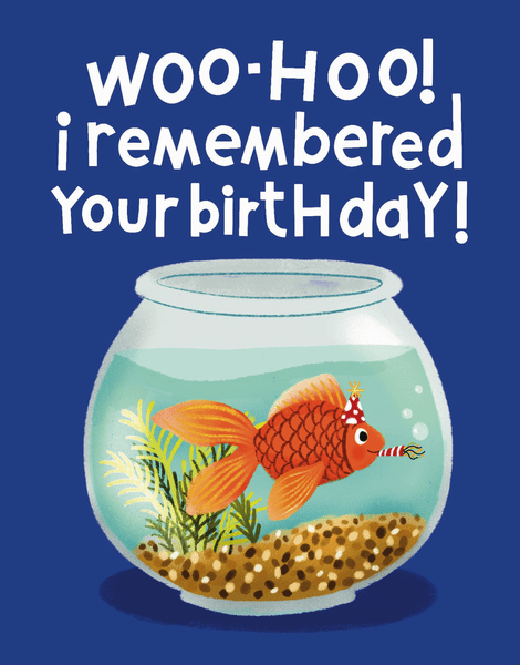Gold Fish Birthday