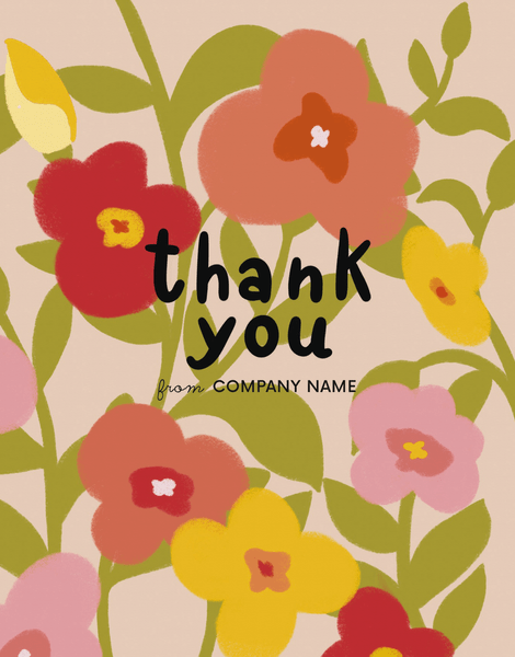 Floral Business Thank You