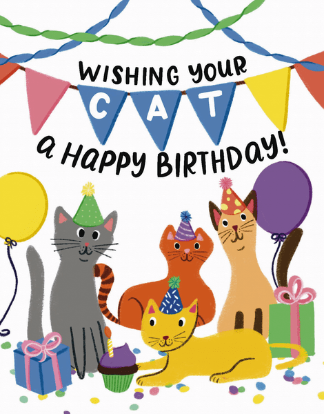 Wishing Your Cat A Happy Birthday
