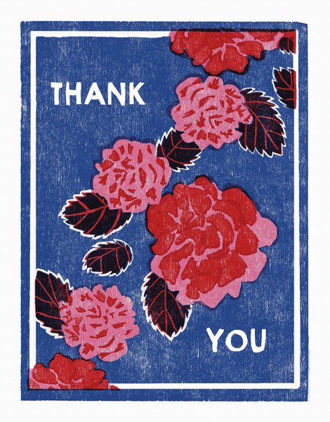 Thank You Red Peonies