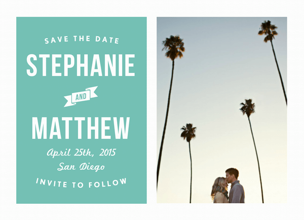 Palm Save the Date