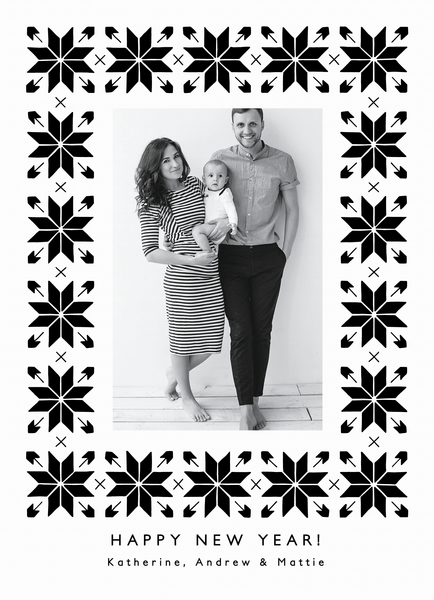 black-and-white-snowflakes-holiday-card