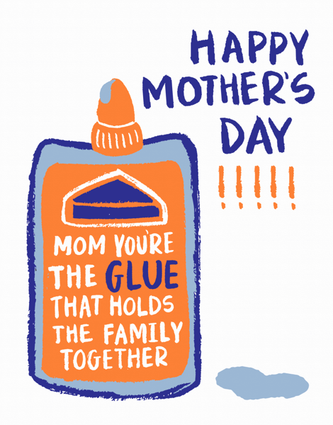 Mother's Day Glue Bottle