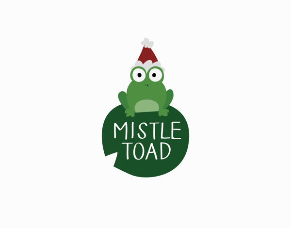 Mistle Toad Holiday Card