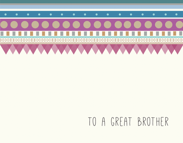Cute Bridal Party Card for Brother