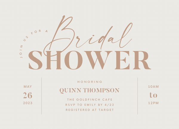 Mod Bridal Shower