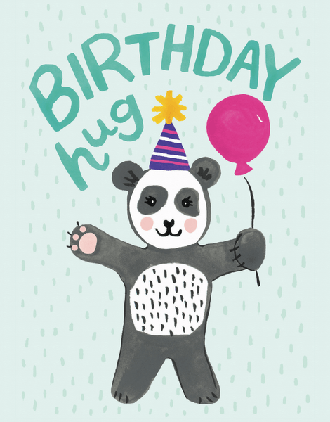 Birthday Hug Panda