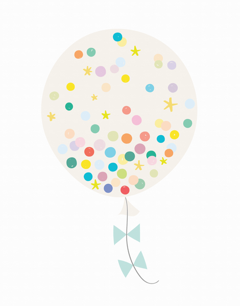 Confetti Balloon Cream