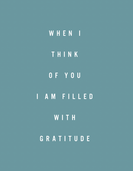 Filled With Gratitude 