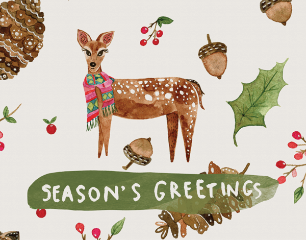 unique-painted-seasons-greetings-card