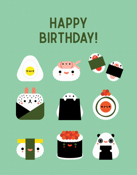 Birthday Sushi