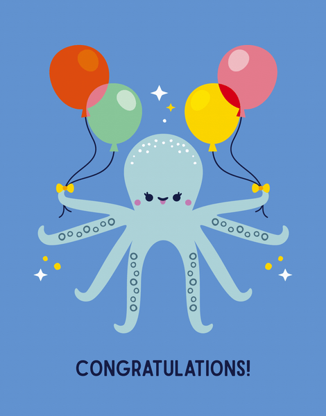 Octopus Congratulations 