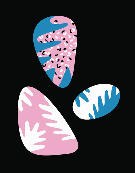 Painted Egg Pebbles