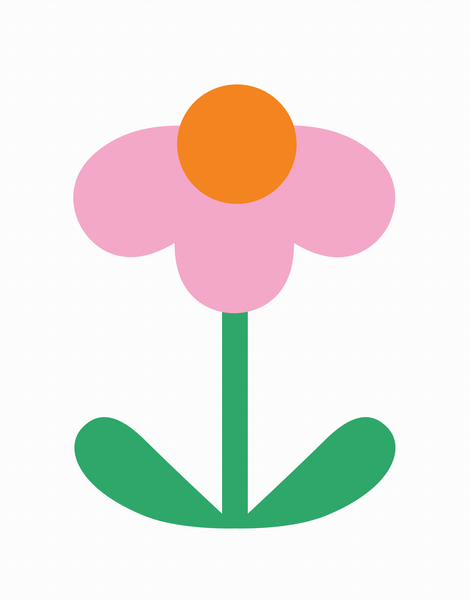 Flower Bud Blank Card