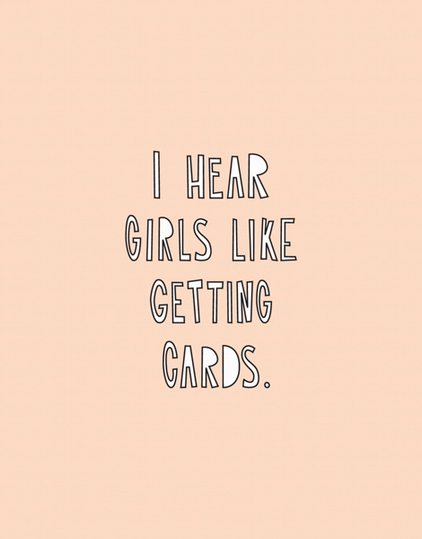 Girls Like Cards