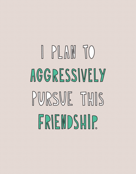 Pursue This Friendship
