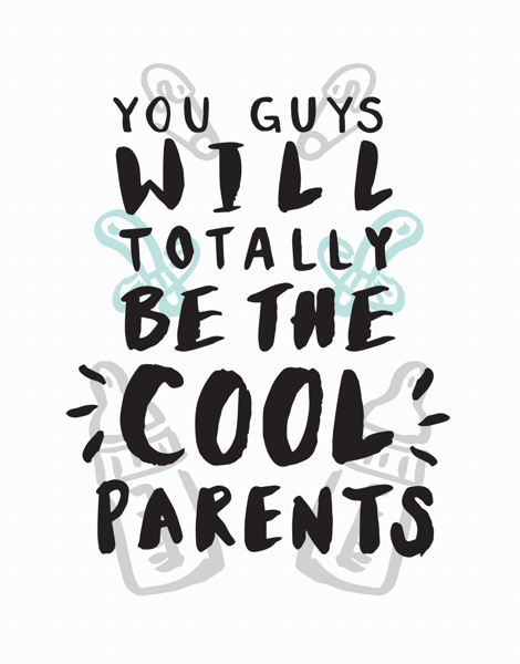 The Cool Parents Baby Congrats Card