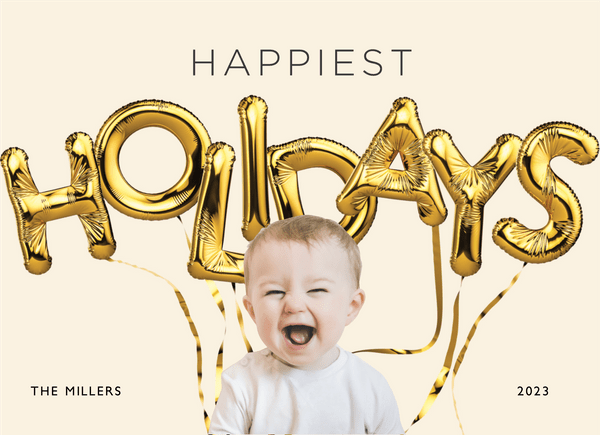 Happiest Holidays Balloons