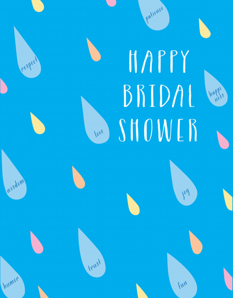 Bridal Shower Raindrops