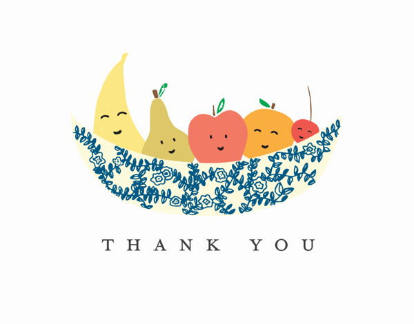 Thank You Fruit Bowl