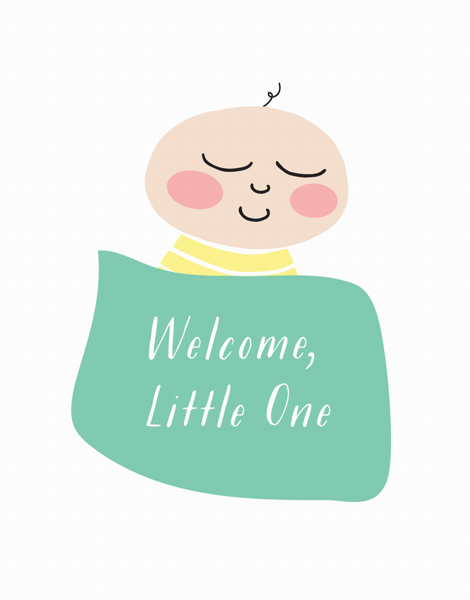 Welcome Little One Blanket