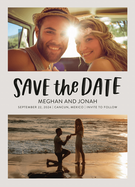 Save The Date Stack