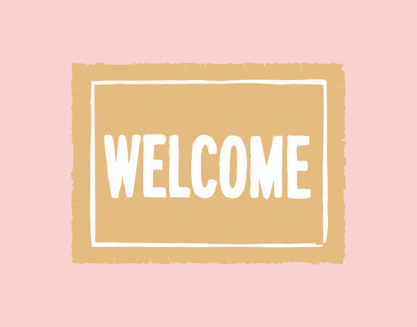 Welcome Mat Moving Card
