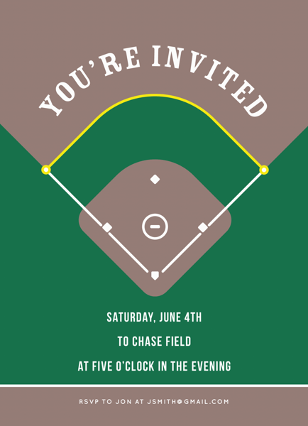 Baseball Invite