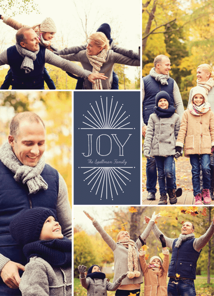 multi photo holiday template 