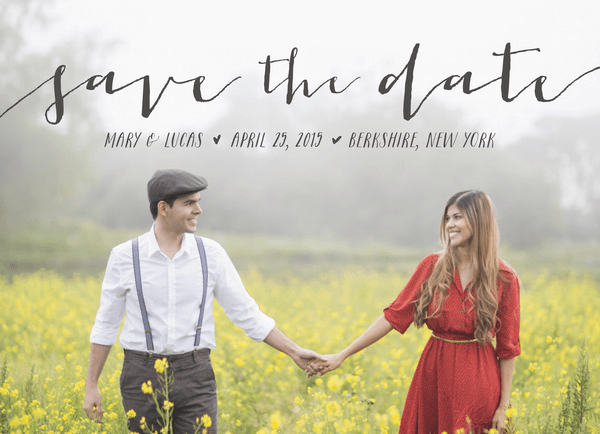 Sweet Script Save the Date