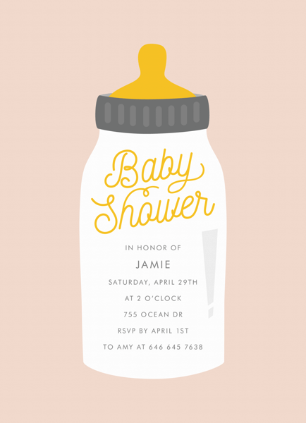 Baby Shower Bottle