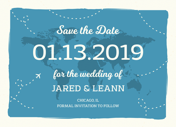 Map Save The Date