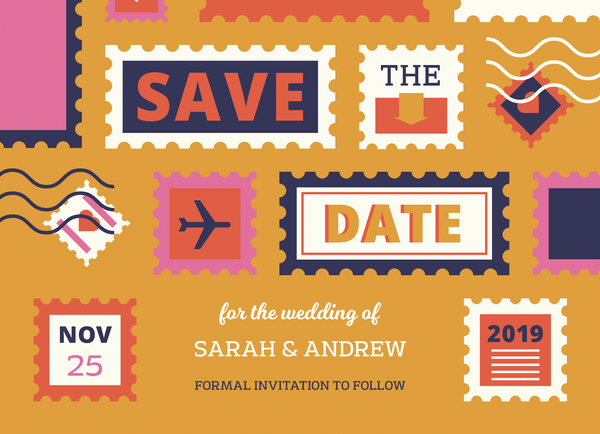 Stamps Save The Date