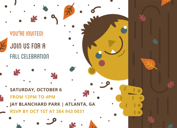 Fall Party Invite