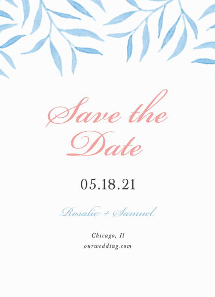 Blue Willow Save The Date