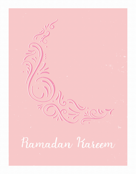 Ramadan Kareem Ornamental Moon