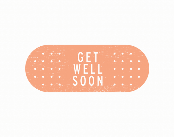 Band Aid Get Well Card